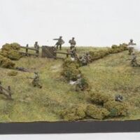 The Green Howards Advance Inland by Ted Hemsworth, Junior National Champion, Gold Class 94